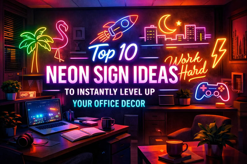 Top 10 Neon Sign Ideas to Instantly Level Up Your Office Decor - Ztylist