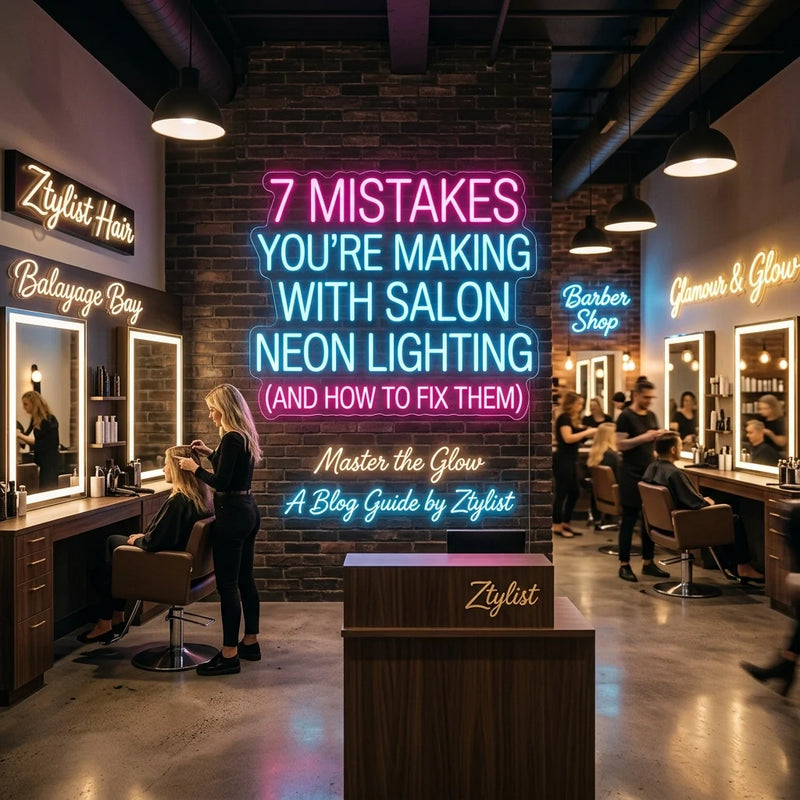 7 Mistakes You're Making with Salon Neon Lighting (and How to Fix Them) - Ztylist