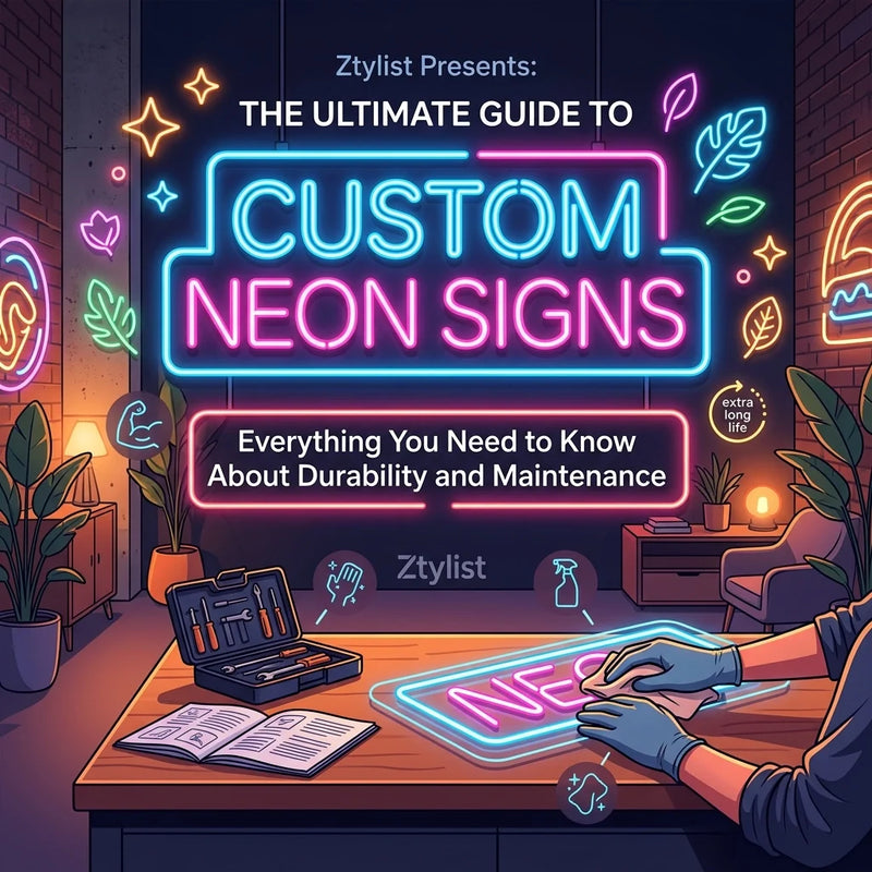 The Ultimate Guide to Custom Neon Signs: Everything You Need to Know About Durability and Maintenance - Ztylist