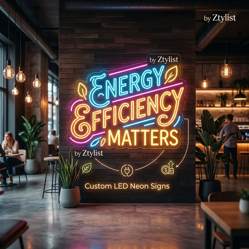Energy Efficiency Matters: Why Custom LED Neon Signs Are the Smartest Investment for Your Space - Ztylist