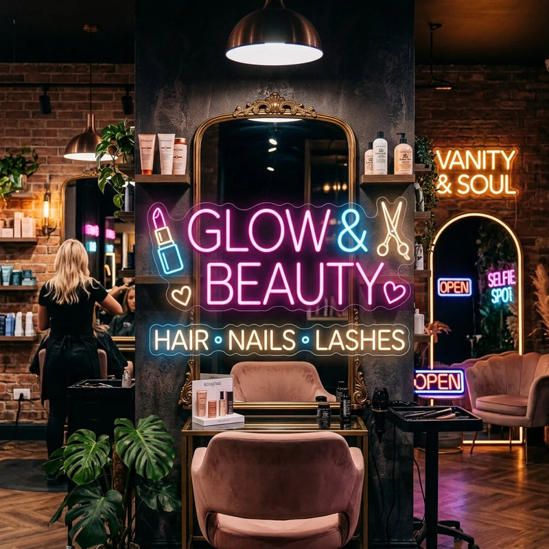Top 10 Neon Signs for Salon Ideas to Transform Your Space - Ztylist