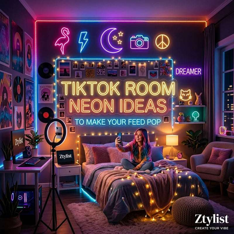 25 Creative TikTok Room Neon Ideas to Make Your Feed Pop - Ztylist