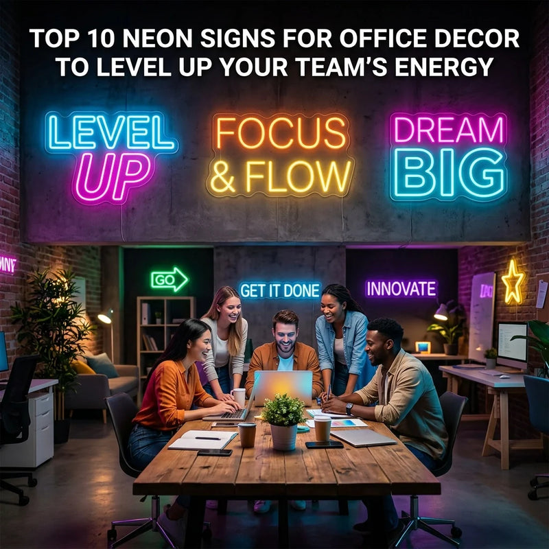 Top 10 Neon Signs for Office Decor to Level Up Your Teamβs Energy - Ztylist