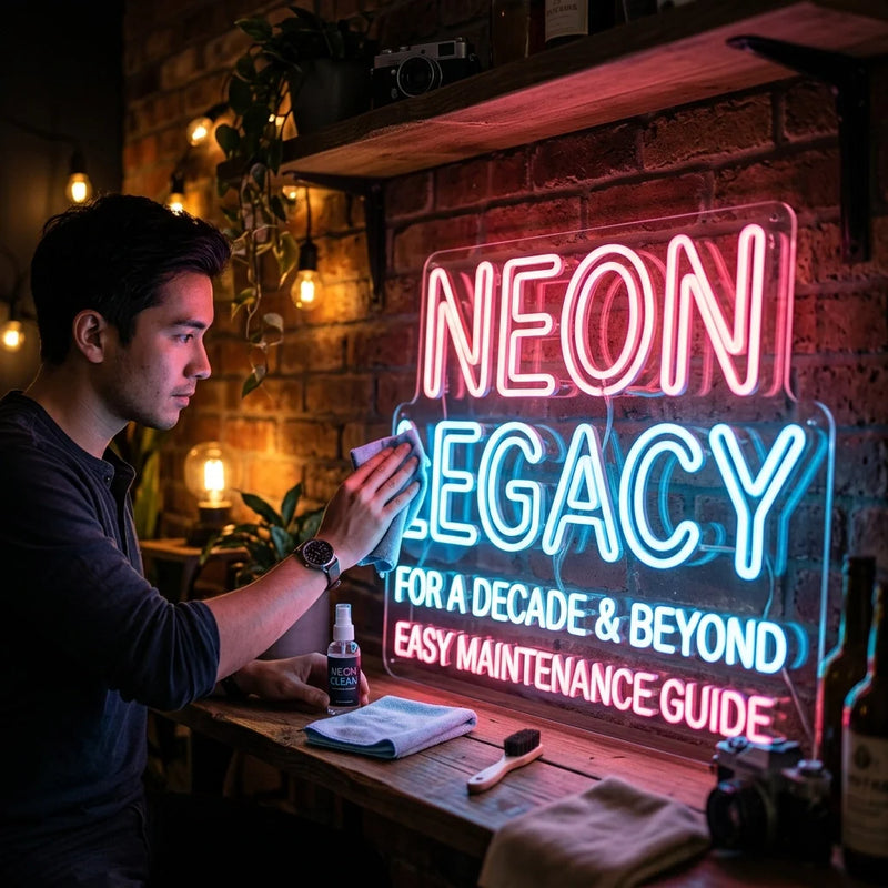 How to Make Your Custom Neon Signs Last for a Decade: The Easy Maintenance Guide - Ztylist