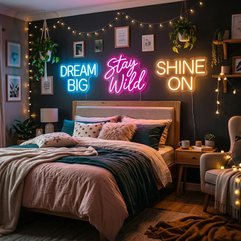 30 Catchy Neon Quotes to Perfect Your Bedroom Aesthetic - Ztylist