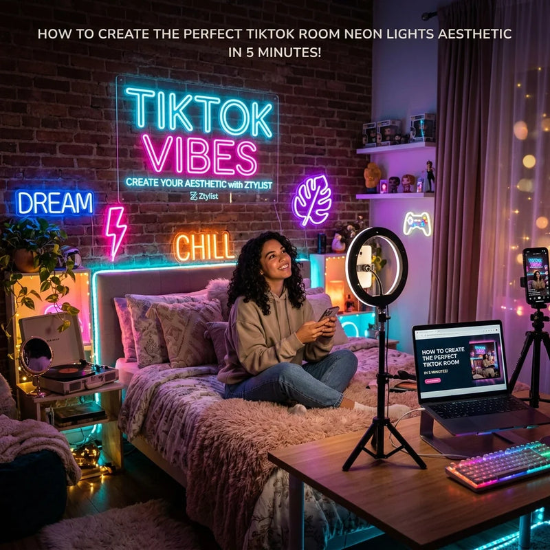 How to Create the Perfect TikTok Room Neon Lights Aesthetic in 5 Minutes - Ztylist