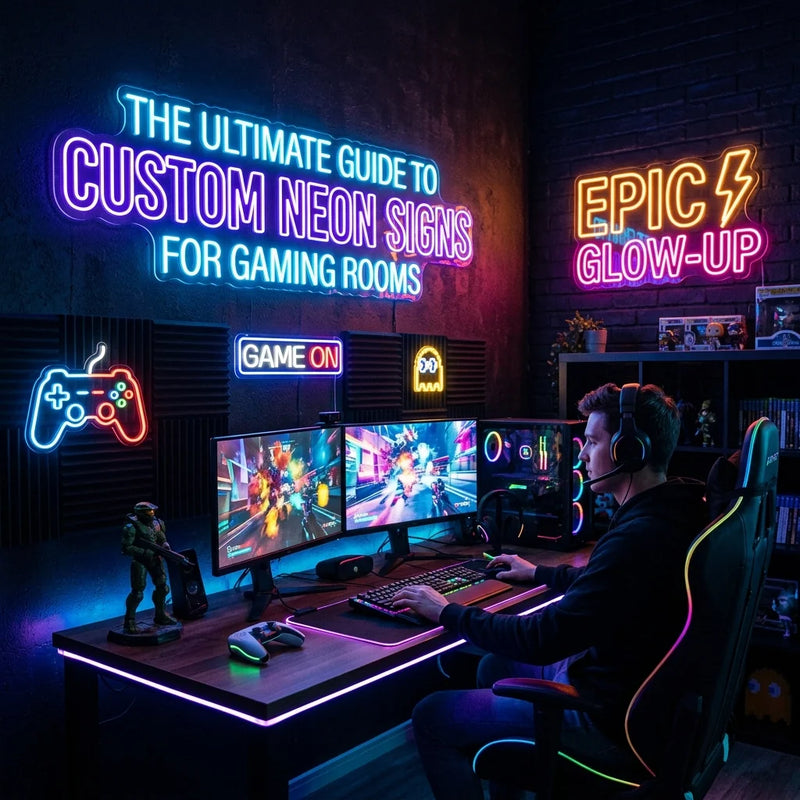 The Ultimate Guide to Custom Neon Signs for Gaming Rooms: Everything You Need for an Epic Glow-Up - Ztylist