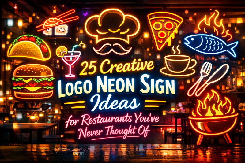 25 Creative Logo Neon Sign Ideas for Restaurants Youβve Never Thought Of - Ztylist