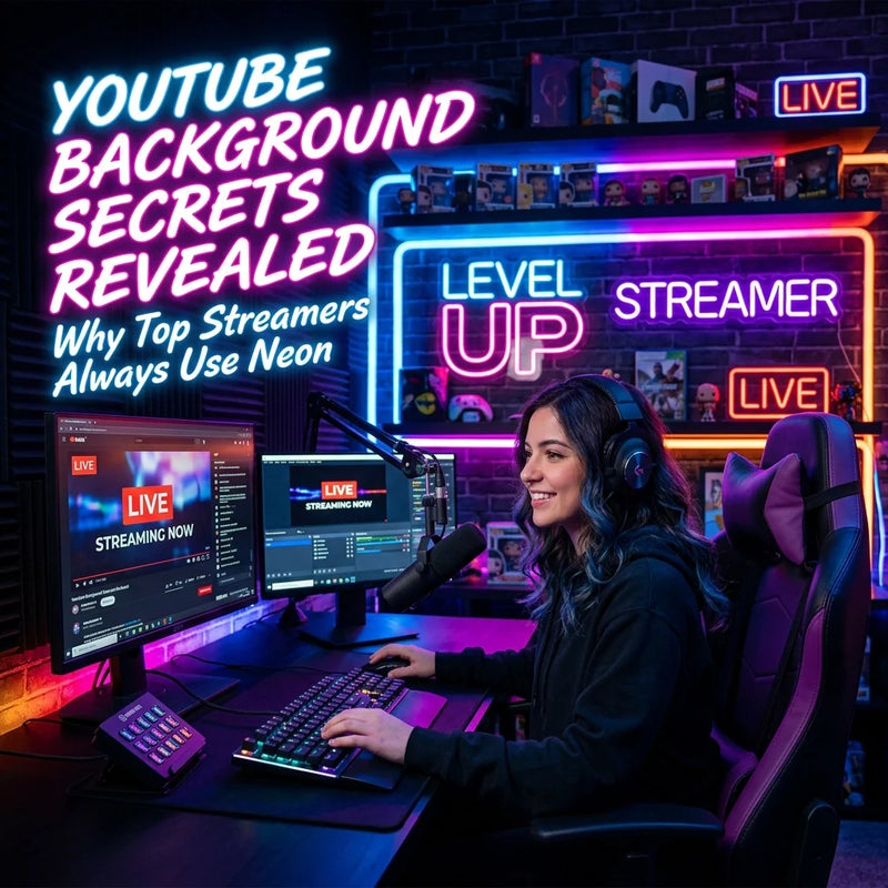 YouTube Background Secrets Revealed: Why Top Streamers Always Use Neon - Ztylist