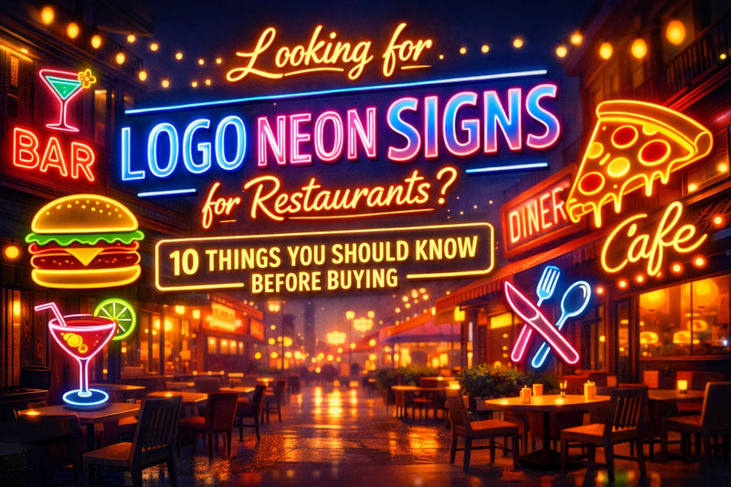 Looking for Logo Neon Signs for Restaurants? 10 Things You Should Know Before Buying - Ztylist