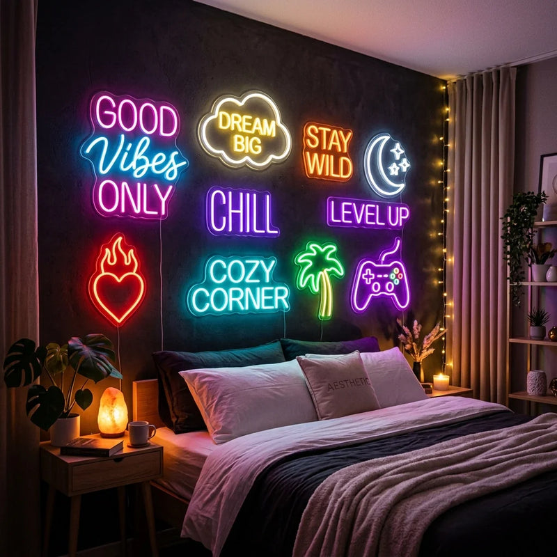 Top 10 Neon Signs for Bedroom Aesthetic Ideas to Level Up Your Space - Ztylist