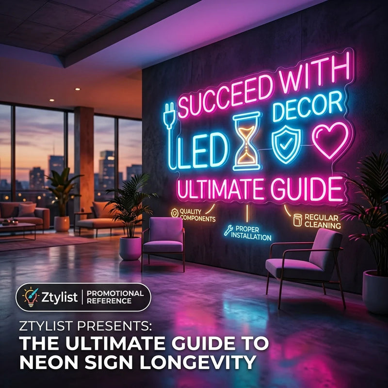 The Ultimate Guide to Neon Sign Longevity: Everything You Need to Succeed with LED Decor - Ztylist