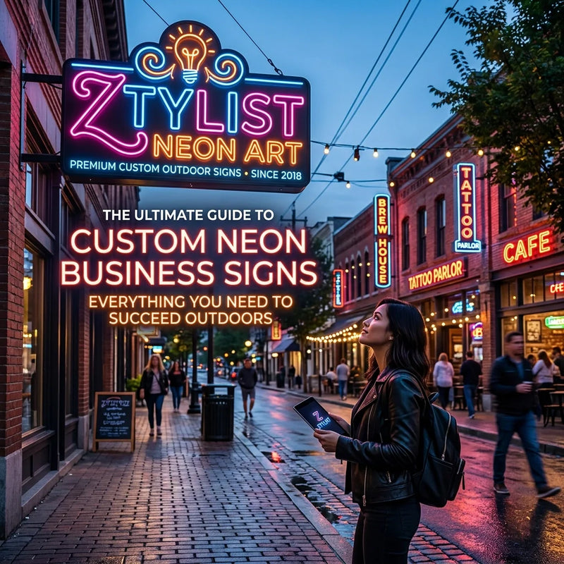 The Ultimate Guide to Custom Neon Business Signs: Everything You Need to Succeed Outdoors - Ztylist