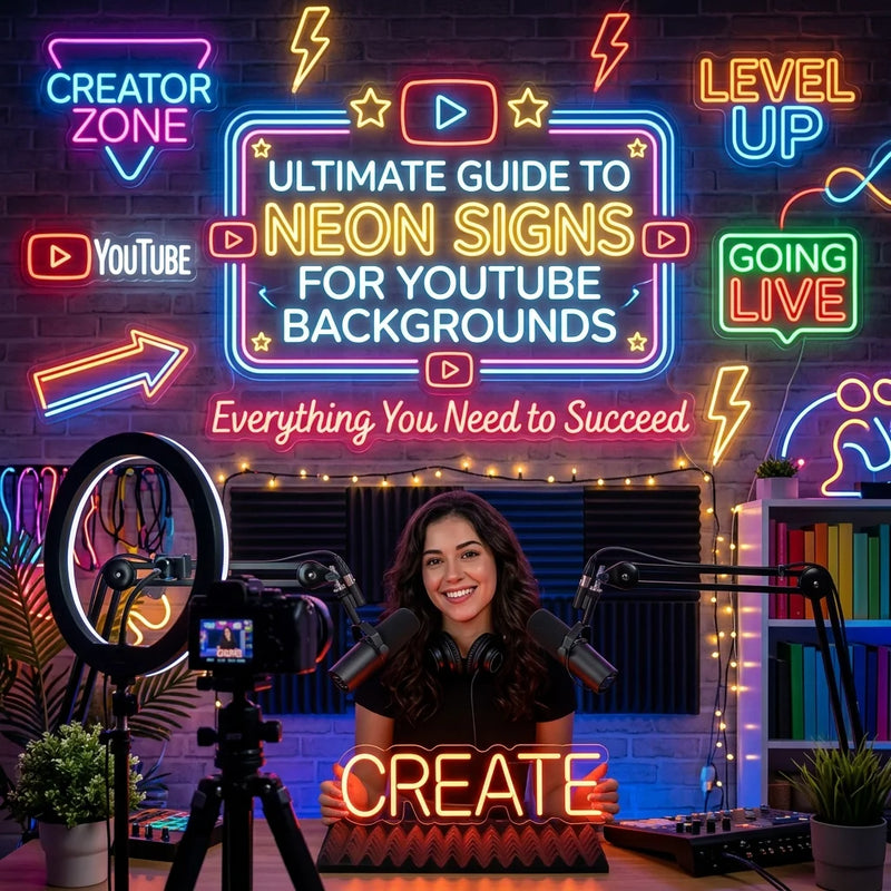 The Ultimate Guide to Neon Signs for YouTube Backgrounds: Everything You Need to Succeed - Ztylist