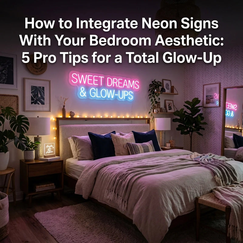How to Integrate Neon Signs With Your Bedroom Aesthetic: 5 Pro Tips for a Total Glow-Up - Ztylist