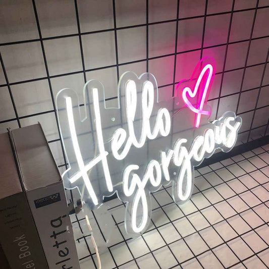 Hello Gorgeous LED Neon Sign - Ztylist