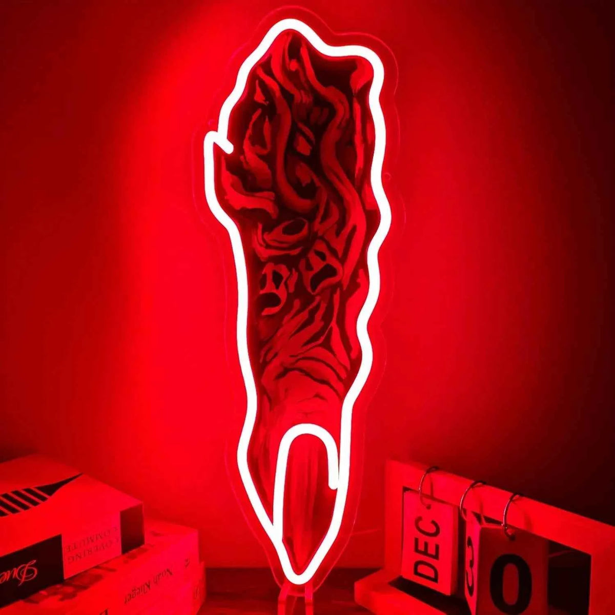 Finger LED Neon Sign
