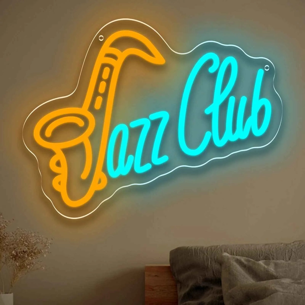 Jazz Club Saxophone LED Neon Sign
