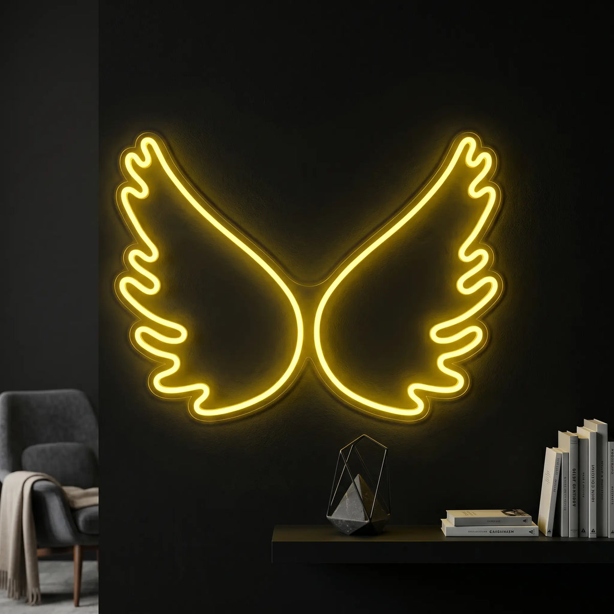 Angel Wings LED Neon Sign - Ztylist