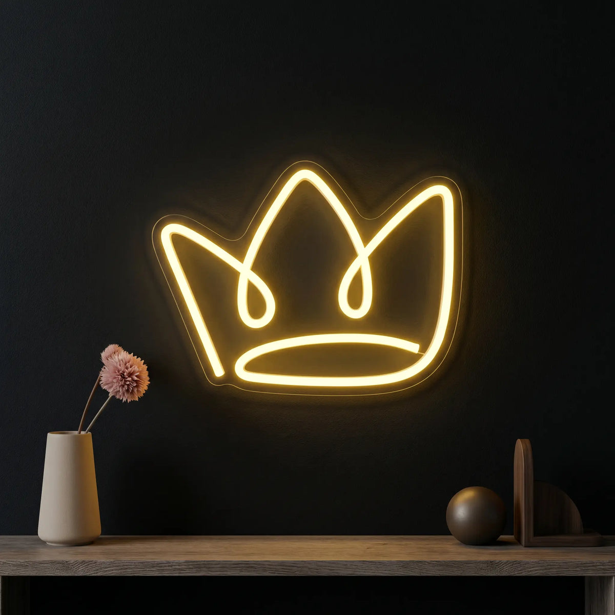 Crown LED Neon Sign
