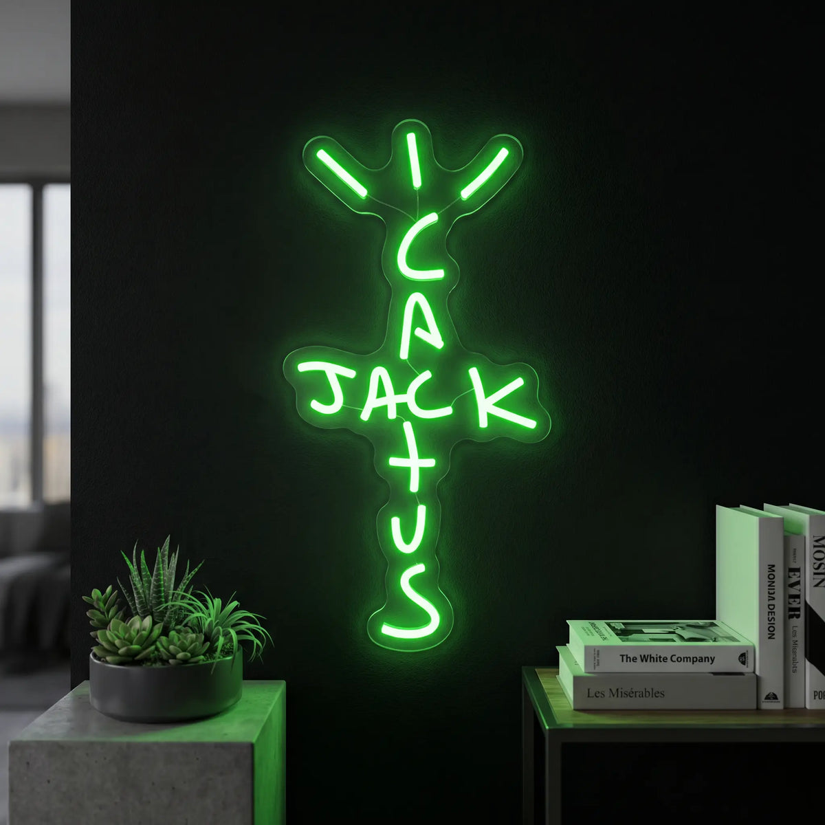 Cactus Logo LED Neon Sign