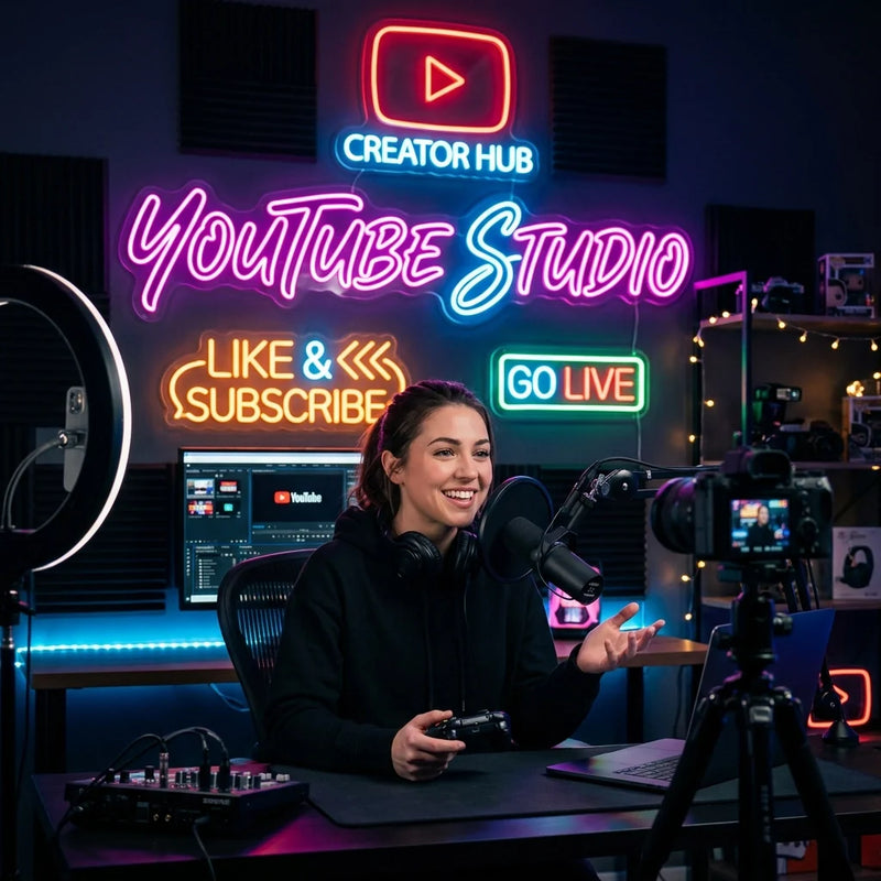 The Ultimate Guide to Neon Signs for YouTube Backgrounds: Everything You Need to Succeed - Ztylist