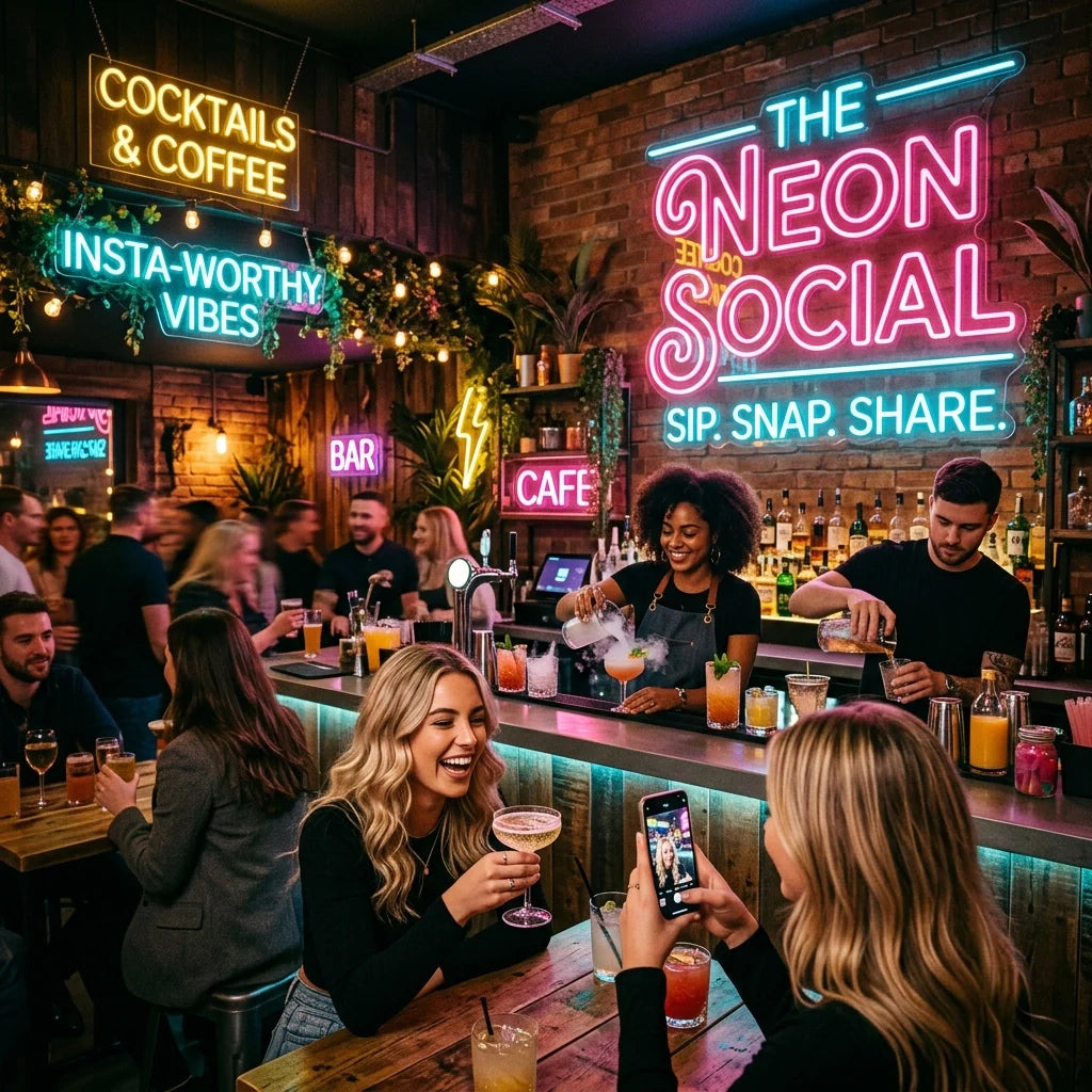 How to Use Neon Signs for Cafes and Bars to Create an Instagrammable Hotspot - Ztylist
