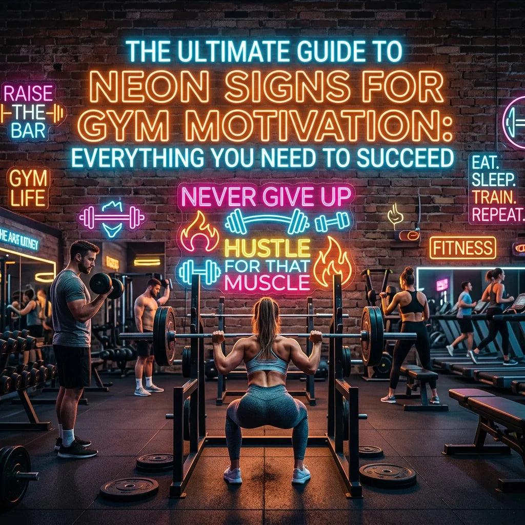 The Ultimate Guide to Neon Signs for Gym Motivation: Everything You Need to Succeed - Ztylist