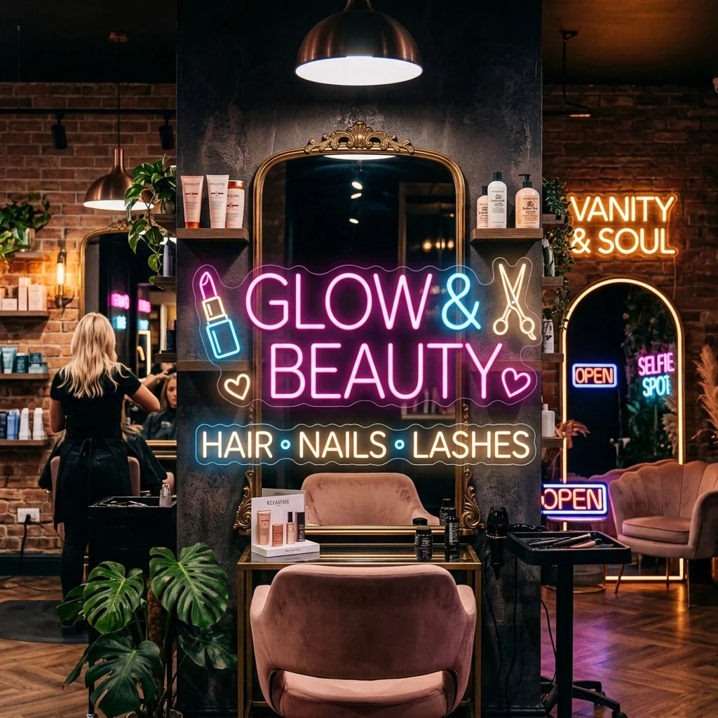 Top 10 Neon Signs for Salon Ideas to Transform Your Space - Ztylist
