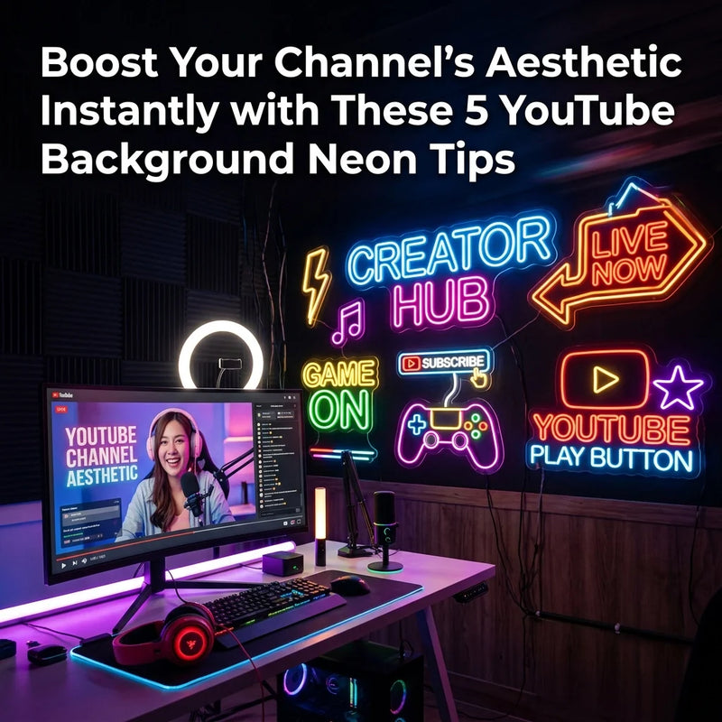 Boost Your Channel’s Aesthetic Instantly with These 5 YouTube Background Neon Tips - Ztylist