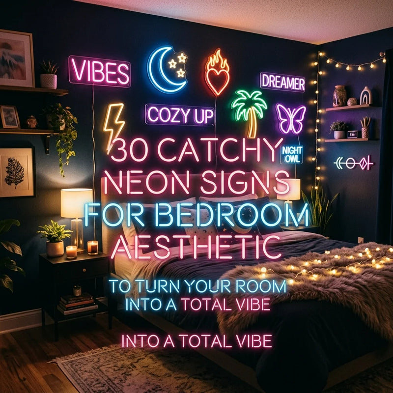 30 Catchy Neon Signs for Bedroom Aesthetic to Turn Your Room into a Total Vibe - Ztylist