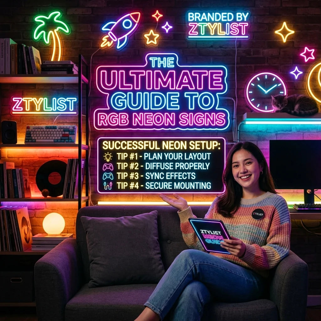 The Ultimate Guide to RGB Neon Signs: Everything You Need to Succeed with Your Setup - Ztylist