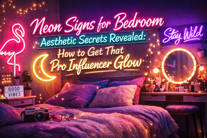 Neon Signs for Bedroom Aesthetic Secrets Revealed: How to Get That Pro Influencer Glow - Ztylist