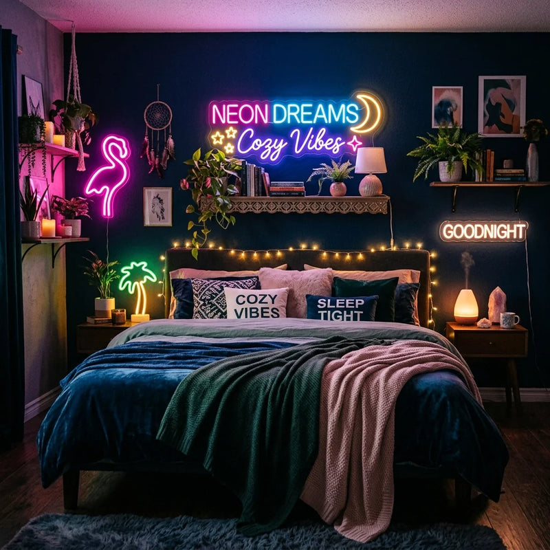 Top 10 Neon Signs for Bedroom Aesthetic Ideas to Transform Your Sleep Sanctuary - Ztylist