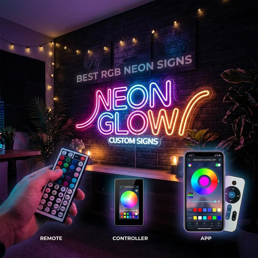 How to Choose the Best RGB Neon Signs: Controllers, Remotes, and Apps Compared - Ztylist