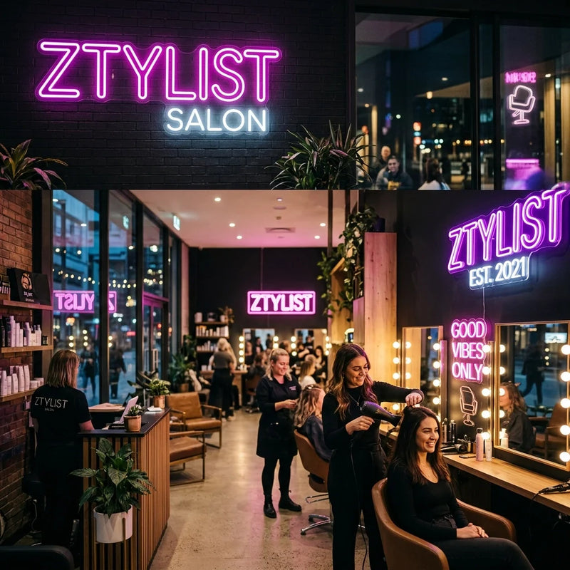 7 Mistakes You're Making with Neon Signs for Salon Lighting (and How to Fix Them) - Ztylist