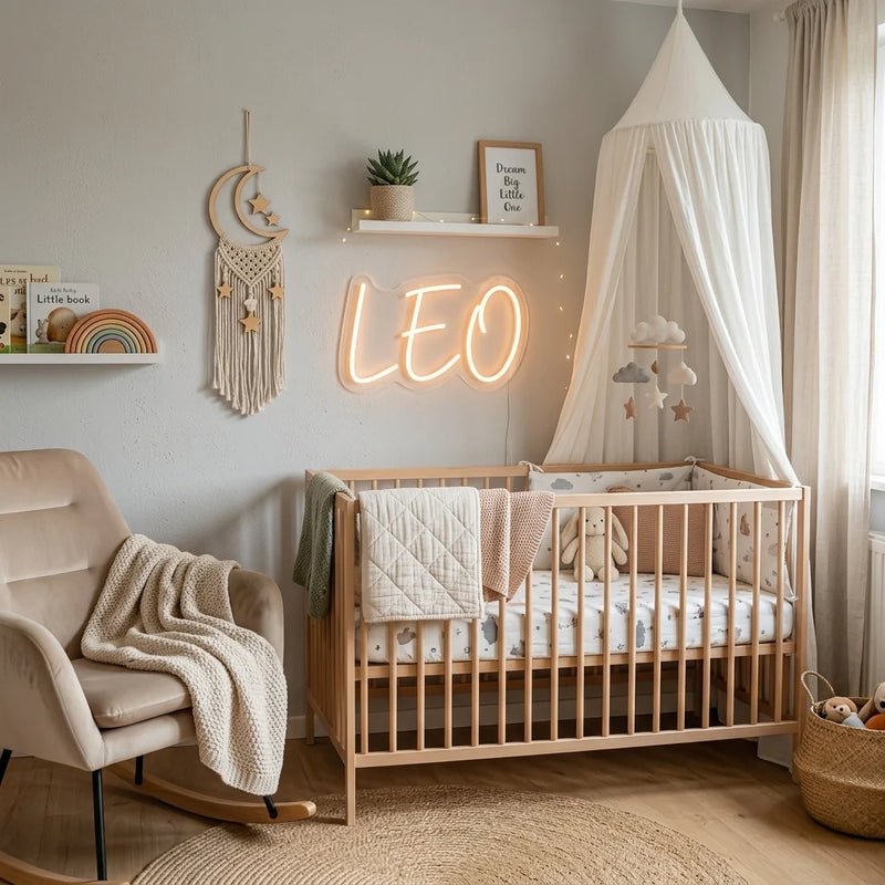 15 Personalized Neon Signs for Nursery to Create the Ultimate Calming Atmosphere - Ztylist