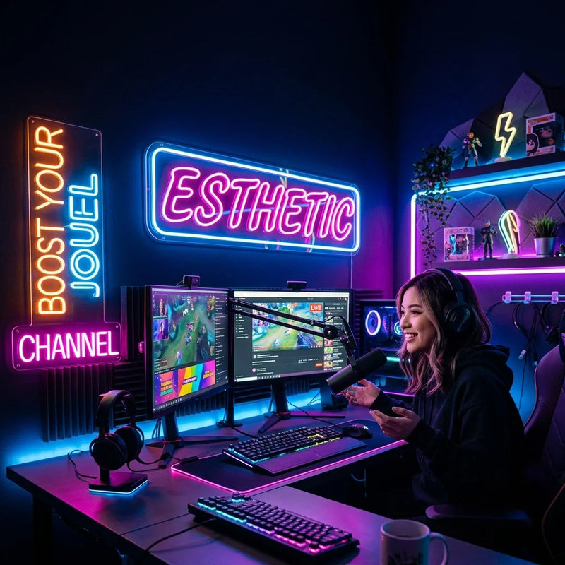 BOOST YOUR CHANNEL’S AESTHETIC INSTANTLY WITH THESE 5 NEON SETUP TIPS - Ztylist