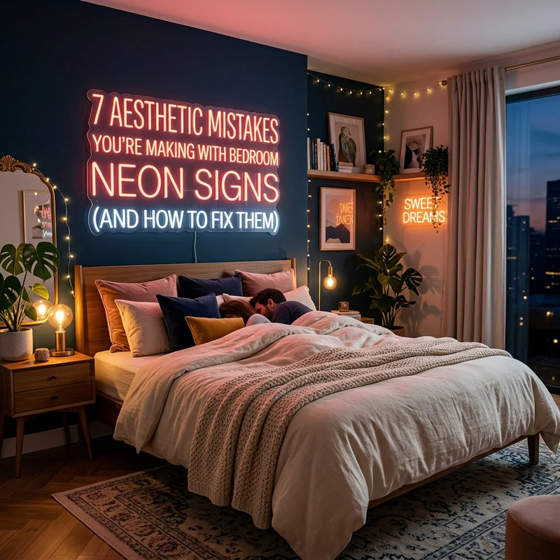 7 Aesthetic Mistakes You’re Making with Bedroom Neon Signs (and How to Fix Them) - Ztylist