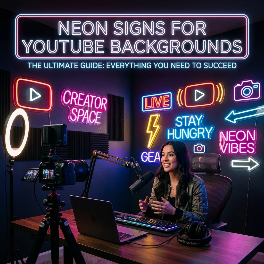 The Ultimate Guide to Neon Signs for YouTube Backgrounds: Everything You Need to Succeed - Ztylist