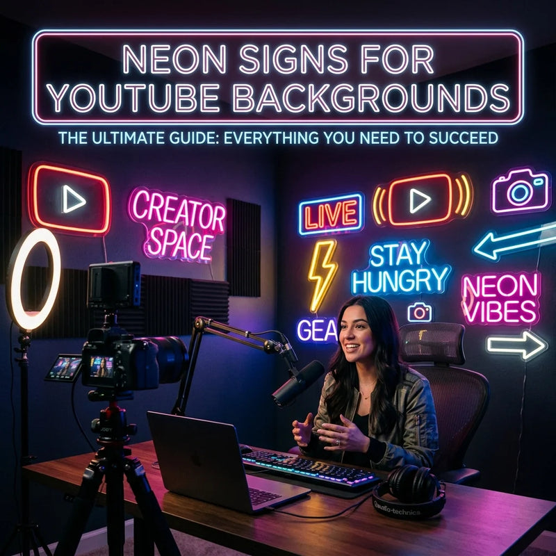 The Ultimate Guide to Neon Signs for YouTube Backgrounds: Everything You Need to Succeed - Ztylist