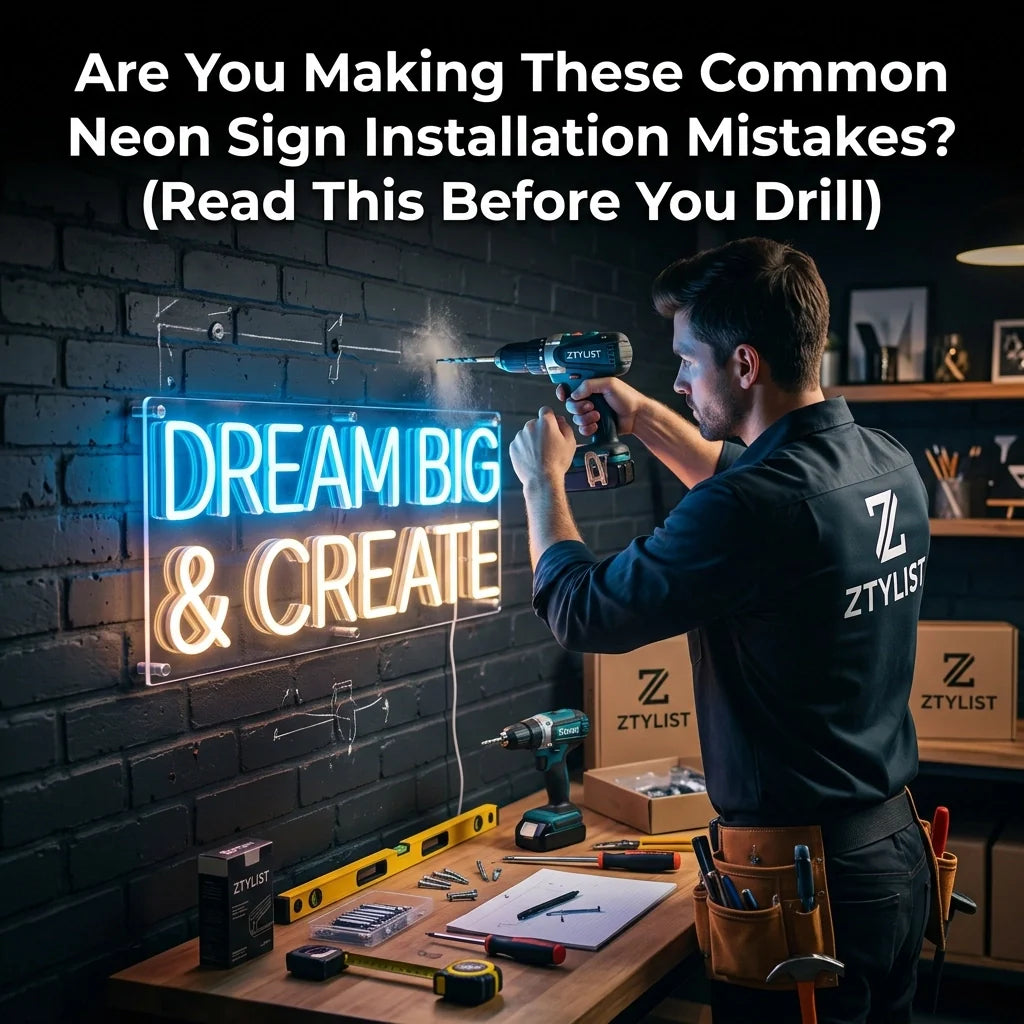 Are You Making These Common Neon Sign Installation Mistakes? (Read This Before You Drill) - Ztylist