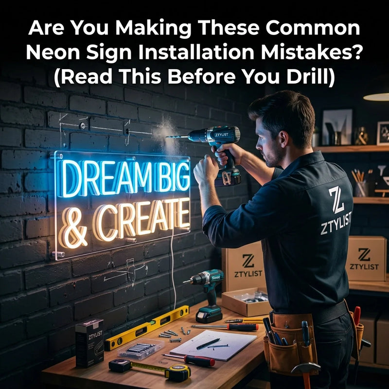 Are You Making These Common Neon Sign Installation Mistakes? (Read This Before You Drill) - Ztylist