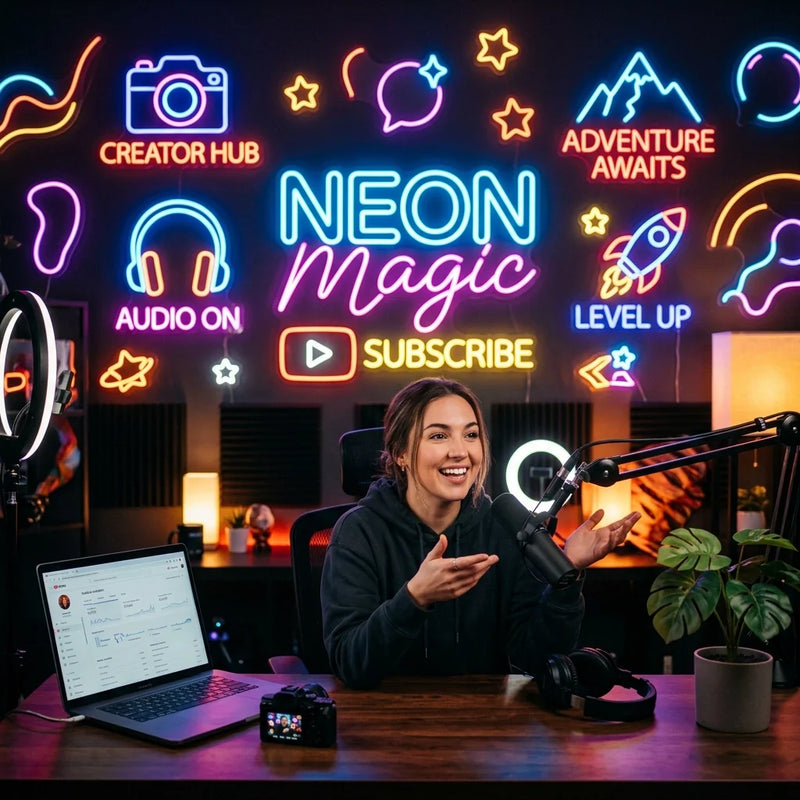 The Ultimate Guide to Neon Signs for YouTube Backgrounds: Everything You Need to Succeed - Ztylist