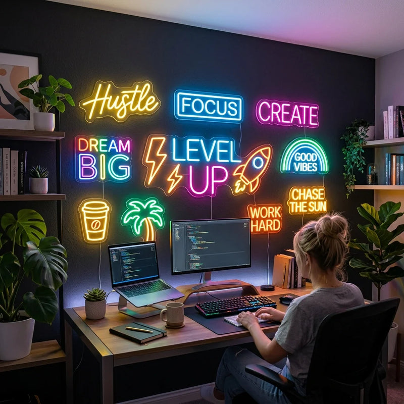 Top 10 Neon Signs for Office Decor to Level Up Your Workspace - Ztylist