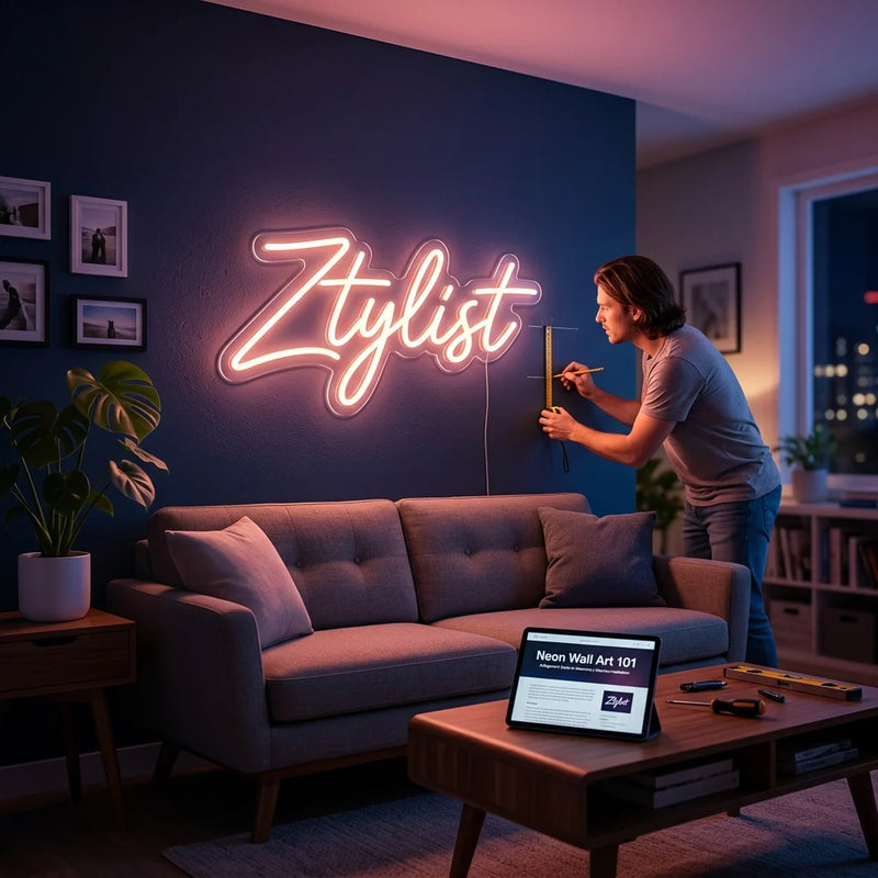 Neon Wall Art 101: A Beginner’s Guide to Mastering a Flawless Installation - Ztylist
