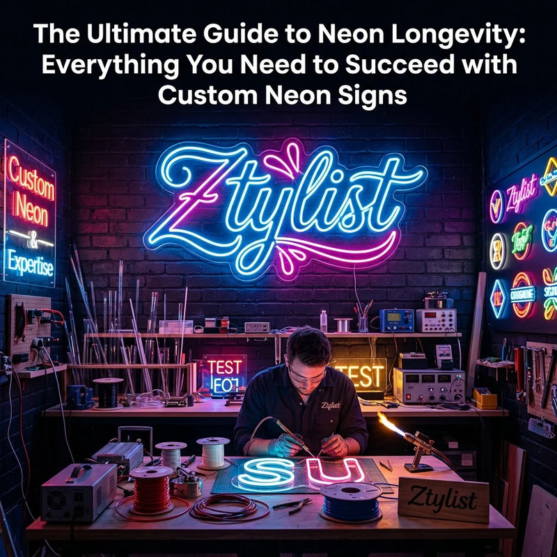 The Ultimate Guide to Neon Longevity: Everything You Need to Succeed with Custom Neon Signs - Ztylist
