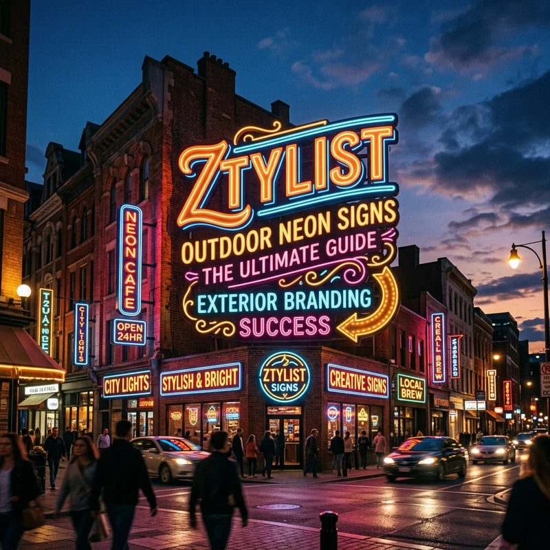 The Ultimate Guide to Outdoor Neon Signs: Everything You Need to Succeed with Exterior Branding - Ztylist