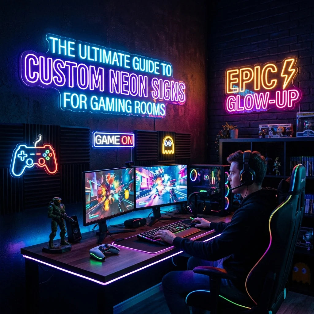 The Ultimate Guide to Custom Neon Signs for Gaming Rooms: Everything You Need for an Epic Glow-Up - Ztylist