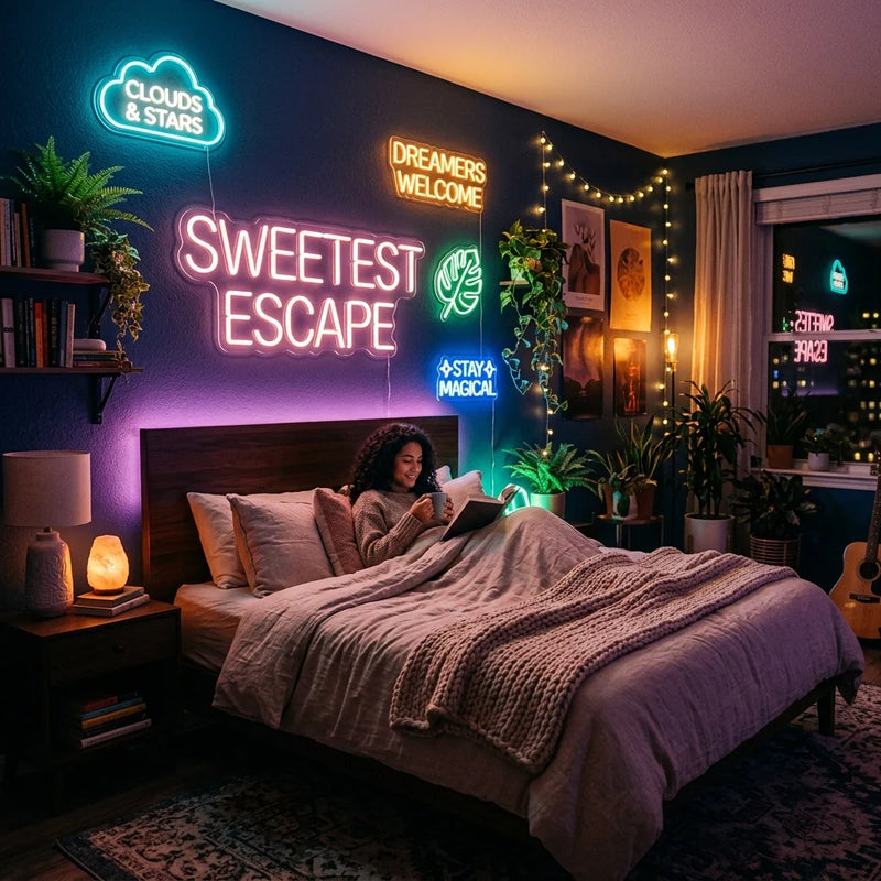 25 Creative Neon Signs for Bedroom Aesthetic Ideas You’ve Never Thought Of - Ztylist